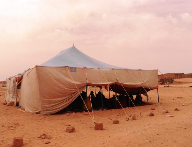 FEDESAEX-NNUU-Federacion-Sahara-Extremadura-Bajo la Jaima