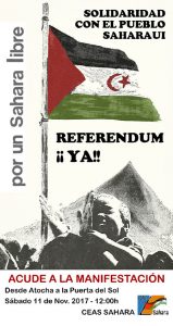 Cartel_Manifestación_111117-pueblo-sharaui-fedesaex-sahara-extremadura-