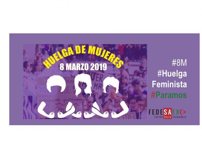 huelga-feminista-paramos-sahara-fedesaex-8M