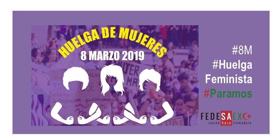 huelga-feminista-paramos-sahara-fedesaex-8M